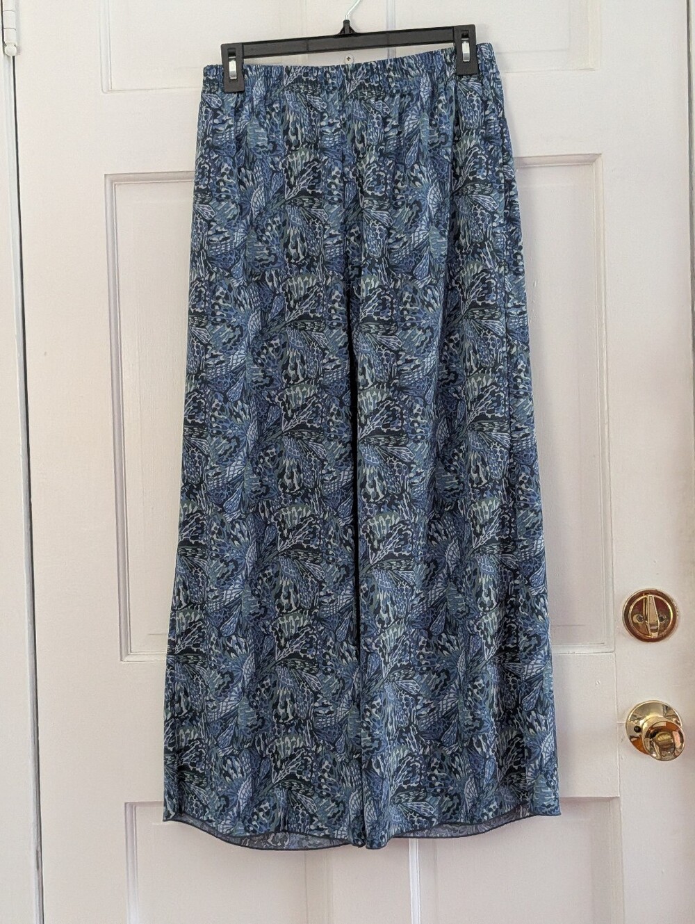 Sunkissed Wide Leg Pant In Iris Butterfly Print - Picture 2 of 5